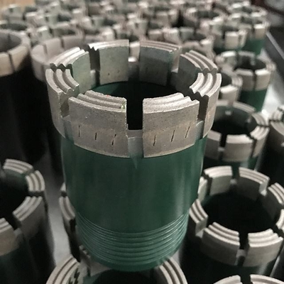 NX HX impregnó a Diamond Core Bit Reaming Shell para la perforación de la exploración de explotación minera