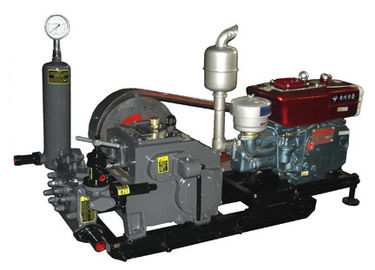 Bomba de fango triple portátil simple de la operación BW-160/10 para la prospección geológica