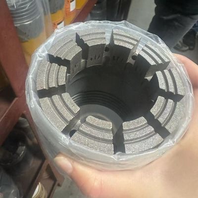 Descarga de cara alargada Bq Nq Hq Pq Bit de núcleo de diamante para sedimentos rotos