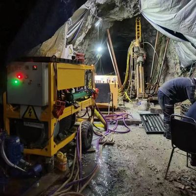 Nq 600m Rig de perforación subterránea geológica hidráulica completa con velocidad de perforación más rápida