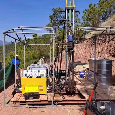 XZHP-600B BQ 600m Rigs de perforación portátiles hidráulicos fáciles de ensamblar para la exploración de minas