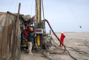 Aparejo hidráulico lleno de la base del diamante HYDX-6 con el motor diesel de 179KW Cummins