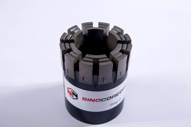 Pedazo de base del diamante de B N H.P. Wireline Impregnated que perfora la larga vida de Turbo