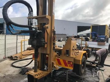 Plataforma de perforación portátil del pozo de agua de la profundidad los 200M de la perforación con la certificación del CE ISO