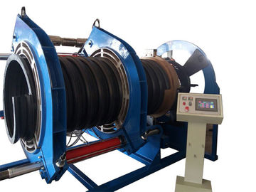 soldadora acanalada del tubo de la soldadura por fusión del extremo de los 600MM para el tubo espiral de la textura PE