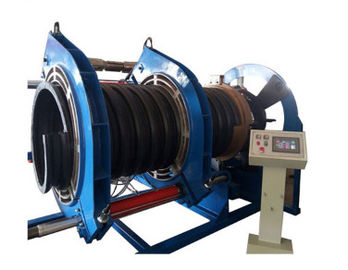 soldadora acanalada del tubo de la soldadura por fusión del extremo de los 600MM para el tubo espiral de la textura PE
