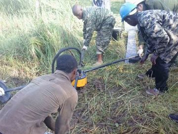 Diámetro bajo 300 - 400m m del ancla de los caminos de los agujeros del cono de penetración del aparato portátil de la prueba