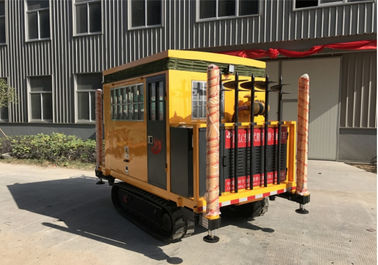 Refrigeración por agua de cuatro cilindros del motor diesel de la correa eslabonada del cono de penetración del aparato encajonado de la prueba