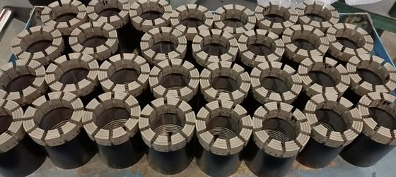 Altura 14m m Diamond Core Bit de la corona del cable metálico de HQWL 96M M 63.5M M