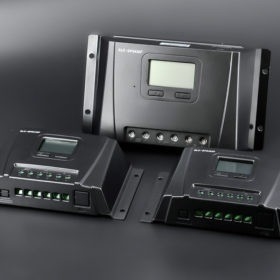 Exhibición solar de With LED LCD del regulador de la carga PWM MPPT