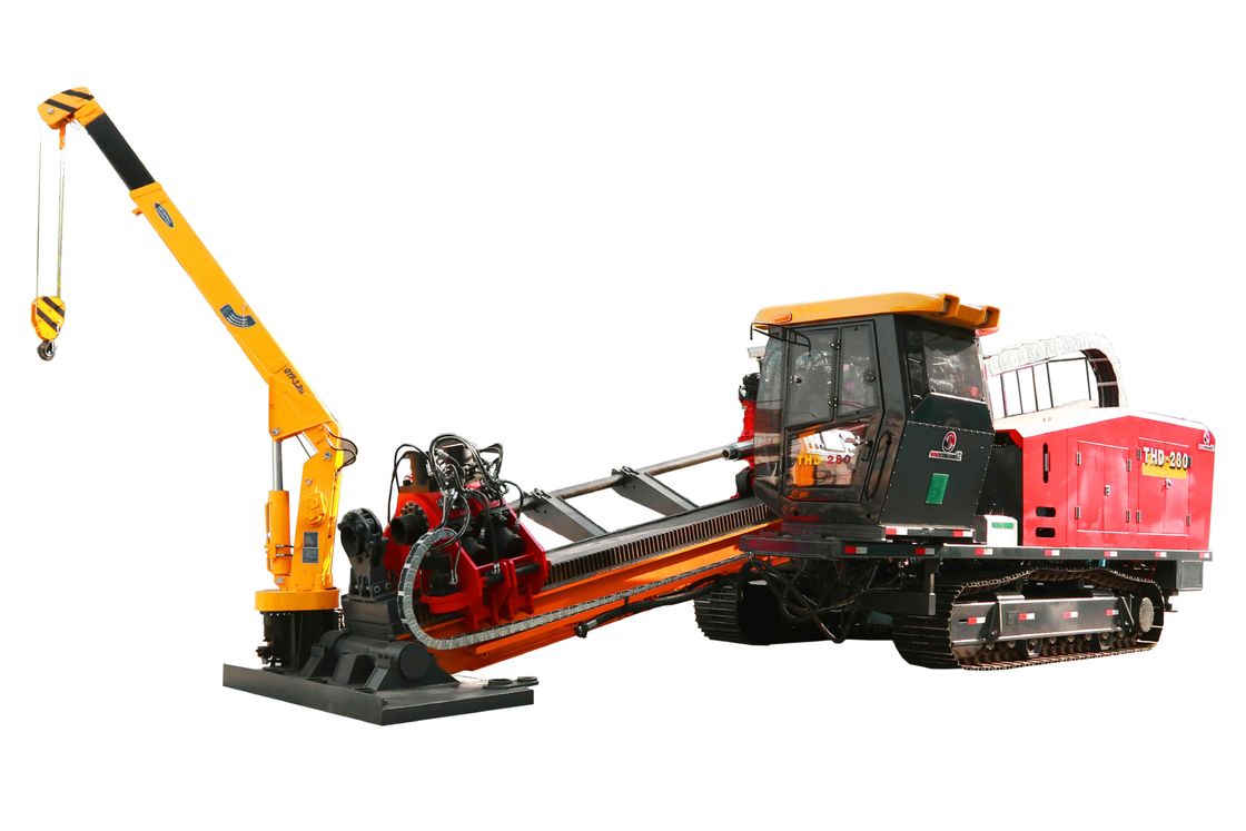 Rig THD-280 HDD con fuerza de empuje de 2800kN para la instalación de tuberías sin zanjas