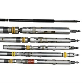 Trabajos de construcción de acero aleado, montaje de barril de núcleo de cable para equipos de perforación