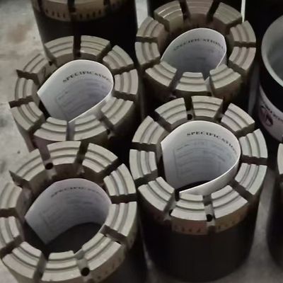 Bit de núcleo de diamante estándar BQ/NQ/HQ/PQ diseñado para precisión y larga vida