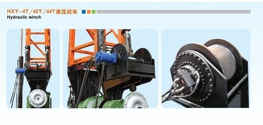 Un buen precio. El aparejo de taladro de la base parte el torno de levantamiento hidráulico HXY-4T del cable metálico para minar en línea