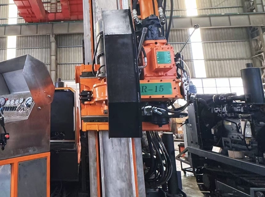 Control remoto con organización automática de cuerda de alambre 2000m Rig de perforación de exploración de superficie