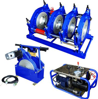 Un buen precio. Máquina semi automática hidráulica Φ 160m m a Φ 355m m de la soldadura por fusión del extremo del tubo del HDPE en línea