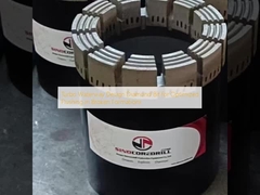 Diseño de vías fluviales turbo Bit de diamante para el enjuague optimizado en formaciones rotas