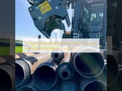 Barril de perforación de línea de cable endurecido con hilo para el desbaste en condiciones geológicas abrasivas