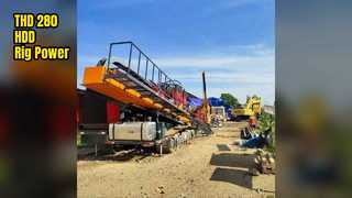 Proyectos sin zanjas de gran diámetro con equipo HDD THD-280